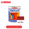 Wilckens Buntlack seidenglänzend RAL 3000 Feuerrot – Bild 2