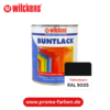 Wilckens Buntlack seidenglänzend RAL 9005 Tiefschwarz – Bild 2