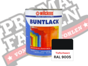 Wilckens Buntlack seidenglänzend RAL 9005 Tiefschwarz online bestellen bei ProMa Farben