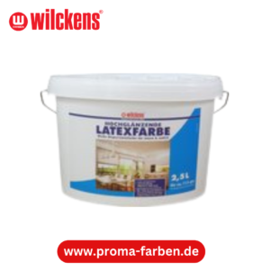 Wilckens Latexfarbe hochglänzend 2,5 Liter – Bild 2
