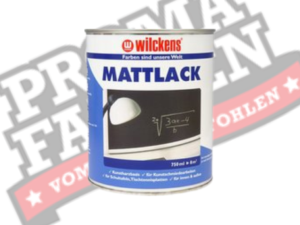 Wilckens Mattlack Schwarz online bestellen bei ProMa Farben