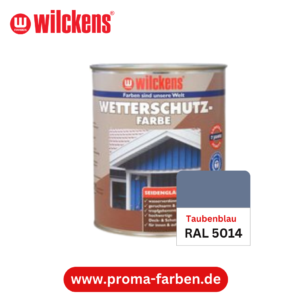 Wilckens Wetterschutzfarbe RAL 5014 Taubenblau – Bild 2