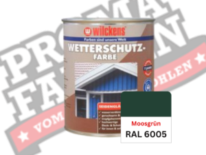 Wilckens Wetterschutzfarbe RAL 6005 Moosgrün online bestellen bei ProMa Farben
