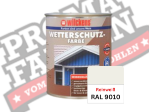 Wilckens Wetterschutzfarbe RAL 9010 Reinweiß online bestellen bei ProMa Farben
