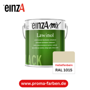 EinzA mix Lawinol Maschinenlack RAL 1015 Hellelfenbein