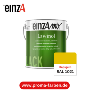 EinzA mix Lawinol Maschinenlack RAL 1021 Rapsgelb
