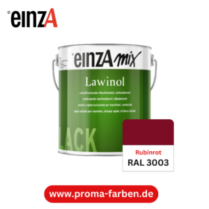 EinzA mix Lawinol Maschinenlack RAL 3003 Rubinrot