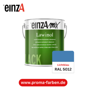 EinzA mix Lawinol Maschinenlack RAL 5012 Lichtblau