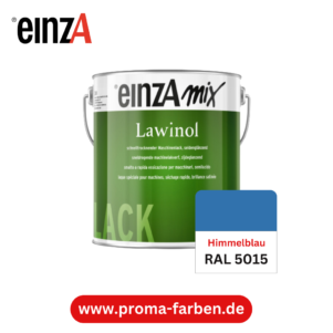 EinzA mix Lawinol Maschinenlack RAL 5015 Himmelblau – Bild 2