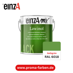 EinzA mix Lawinol Maschinenlack RAL 6018 Gelbgrün