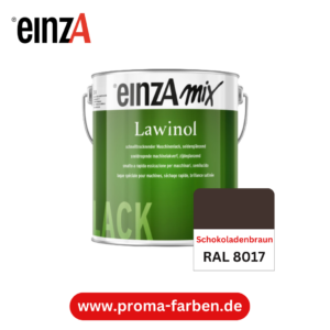 EinzA mix Lawinol Maschinenlack RAL 8017 Schokoladenbraun