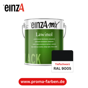 EinzA mix Lawinol Maschinenlack RAL 9005 Tiefschwarz