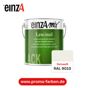 EinzA mix Lawinol Maschinenlack RAL 9010 Reinweiß