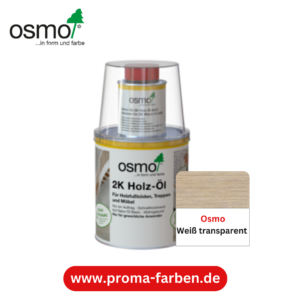 Osmo 2k Holzöl Lichtgrau transparent