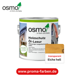 Osmo Holzschutz Öl-Lasur Eiche hell transparent
