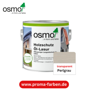 Osmo Holzschutz Öl-Lasur Perlgrau transparent