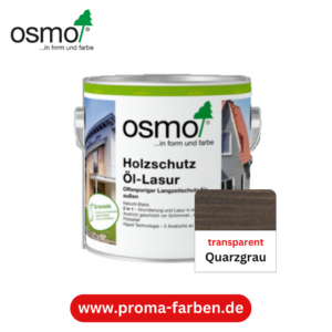 Osmo Holzschutz Öl-Lasur Quarzgrau transparent