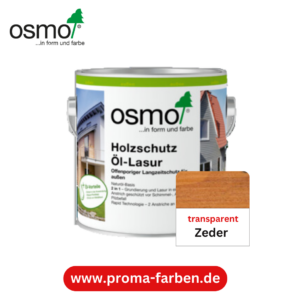 Osmo Holzschutz Öl-Lasur Zeder transparent