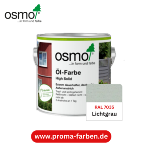Osmo Ölfarbe Lichtgrau RAL 7035