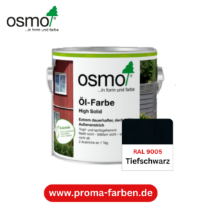 Osmo Ölfarbe Tiefschwarz RAL 9005