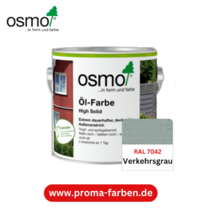 Osmo Ölfarbe Verkehrsgrau RAL 7042 – Bild 2