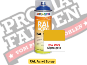 Dupli-Color RAL Acryl Spray RAL 1003 Signalgelb glänzend online bestellen bei ProMa Farben