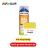 Dupli-Color RAL Acryl Spray RAL 1018 Zinkgelb glänzend – Bild 2