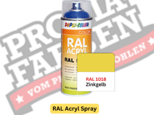 Dupli-Color RAL Acryl Spray RAL 1018 Zinkgelb glänzend online bestellen bei ProMa Farben