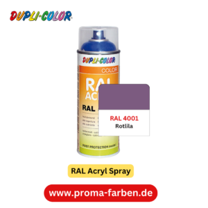 Dupli-Color RAL Acryl Spray RAL 4001 Rotlila