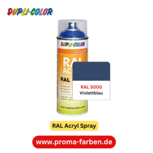 Dupli-Color RAL Acryl Spray RAL 5000 Violettblau – Bild 2