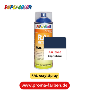 Dupli-Color RAL Acryl Spray RAL 5003 Saphirblau