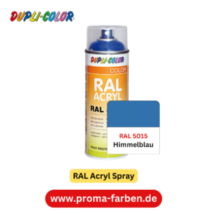 Dupli-Color RAL Acryl Spray RAL 5015 Himmelblau glänzend – Bild 2