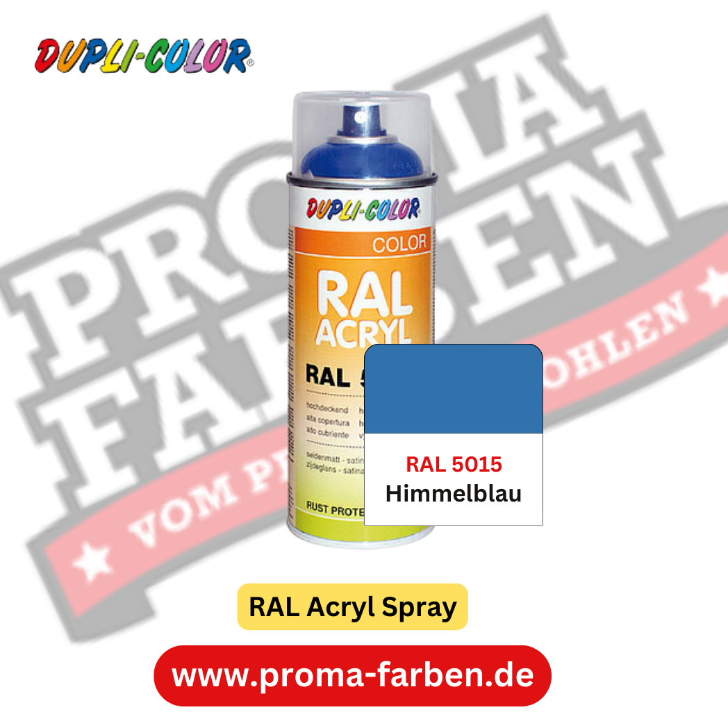 Dupli-Color RAL Acryl Spray RAL 5015 Himmelblau Dupli-Color RAL Acryl Spray RAL 5015 Himmelblau