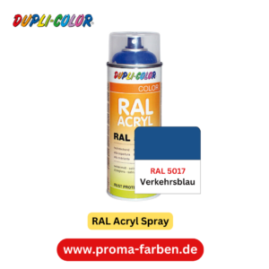 Dupli-Color RAL Acryl Spray RAL 5017 Verkehrsblau glänzend