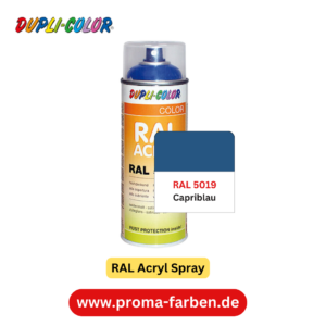 Dupli-Color RAL Acryl Spray RAL 5019 Capriblau