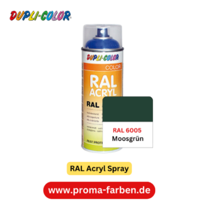 Dupli-Color RAL Acryl Spray RAL 6005 Moosgrün glänzend