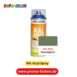 Dupli-Color RAL Acryl Spray RAL 6011 Resedagrün glänzend