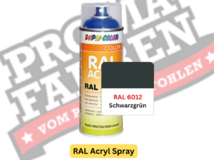 Dupli-Color RAL Acryl Spray RAL 6012 Schwarzgrün online bestellen bei ProMa Farben