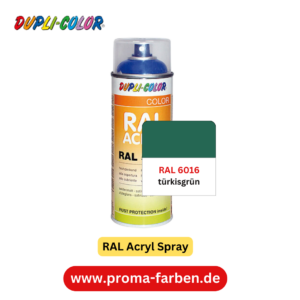 Dupli-Color RAL Acryl Spray RAL 6016 türkisgrün