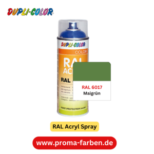 Dupli-Color RAL Acryl Spray RAL 6017 Maigrün