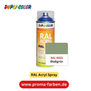 Dupli-Color RAL Acryl Spray RAL 6021 Blaßgrün glänzend