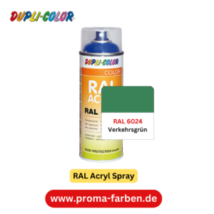 Dupli-Color RAL Acryl Spray RAL 6024 Verkehrsgrün