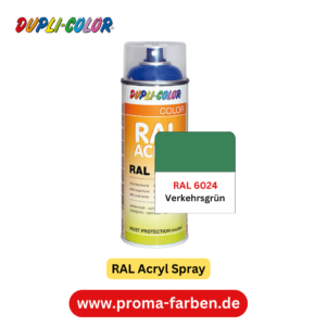 Dupli-Color RAL Acryl Spray RAL 6024 Verkehrsgrün – Bild 2