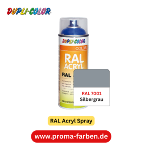 Dupli-Color RAL Acryl Spray RAL 7001 Silbergrau glänzend