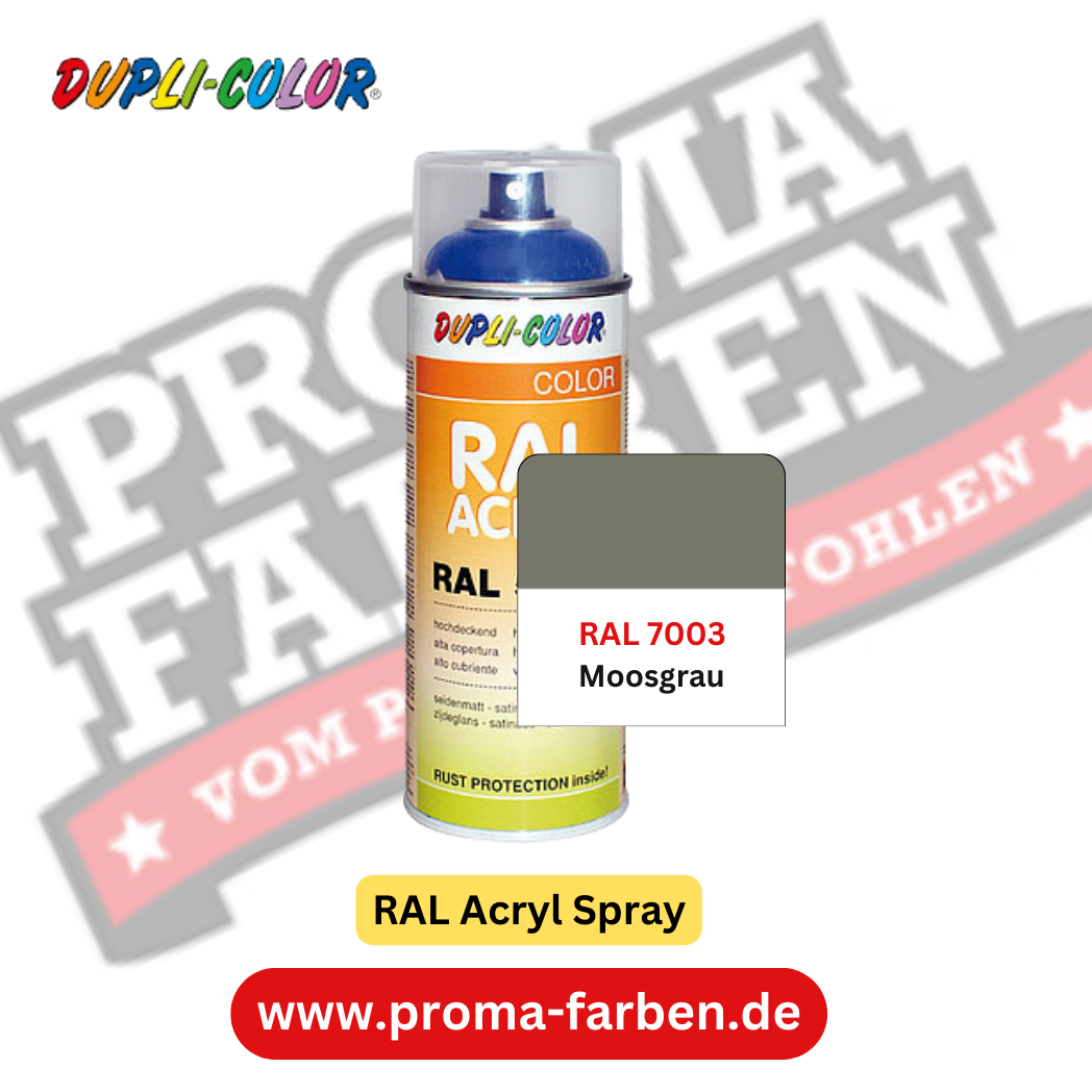 Dupli-Color RAL Acryl Spray RAL 7003 Moosgrau Dupli-Color RAL Acryl Spray RAL 7003 Moosgrau