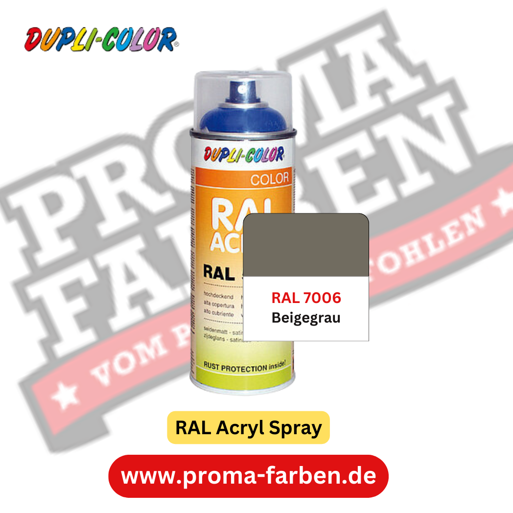Dupli-Color RAL Acryl Spray RAL 7006 Beigegrau Dupli-Color RAL Acryl Spray RAL 7006 Beigegrau