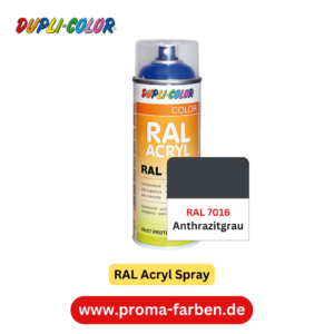 Dupli-Color RAL Acryl Spray RAL 7016 Anthrazitgrau glänzend