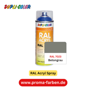 Dupli-Color RAL Acryl Spray RAL 7023 Betongrau glänzend
