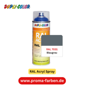 Dupli-Color RAL Acryl Spray RAL 7031 Blaugrau