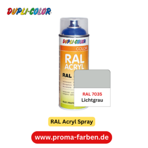 Dupli-Color RAL Acryl Spray RAL 7035 Lichtgrau glänzend